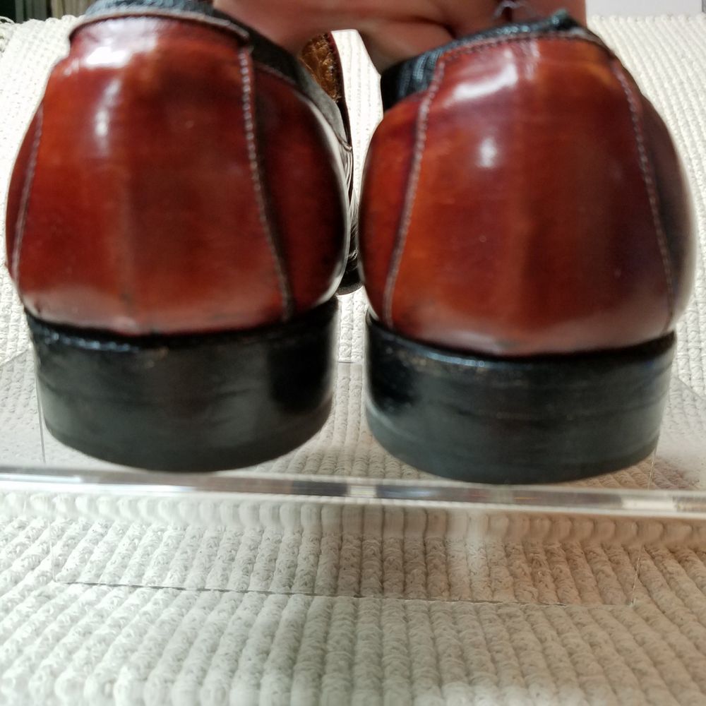 Vtg Fire! Allen Edmonds 10.5 B Ethan Tassel Loafer - Picture 4 of 8